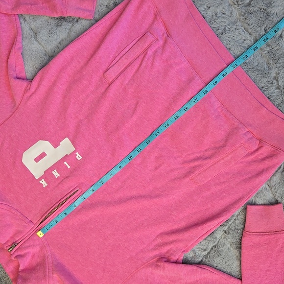 PINK Victoria's Secret Pink Quarter Zip Pull Over Jacket, Women's Extra Small - Picture 5 of 11
